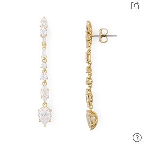 Nadri drop earrings
